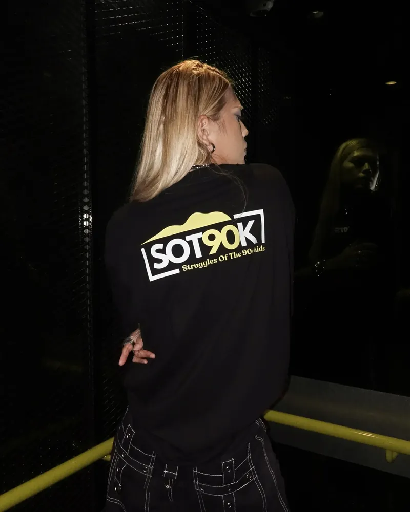 SOT90K merch shot from behind