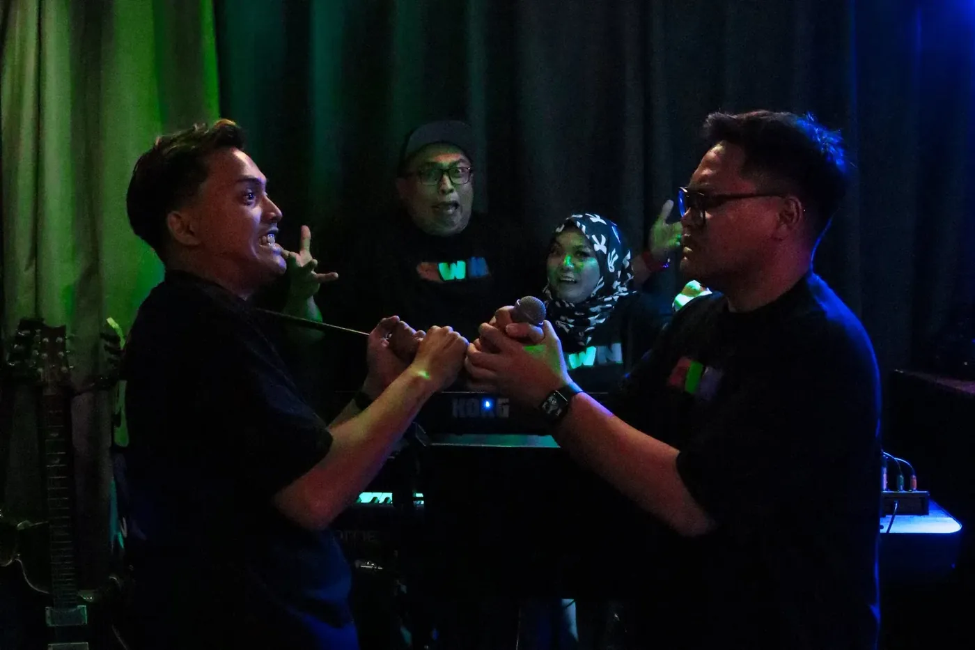 Generation: Why Not? hosts mid-game on stage
